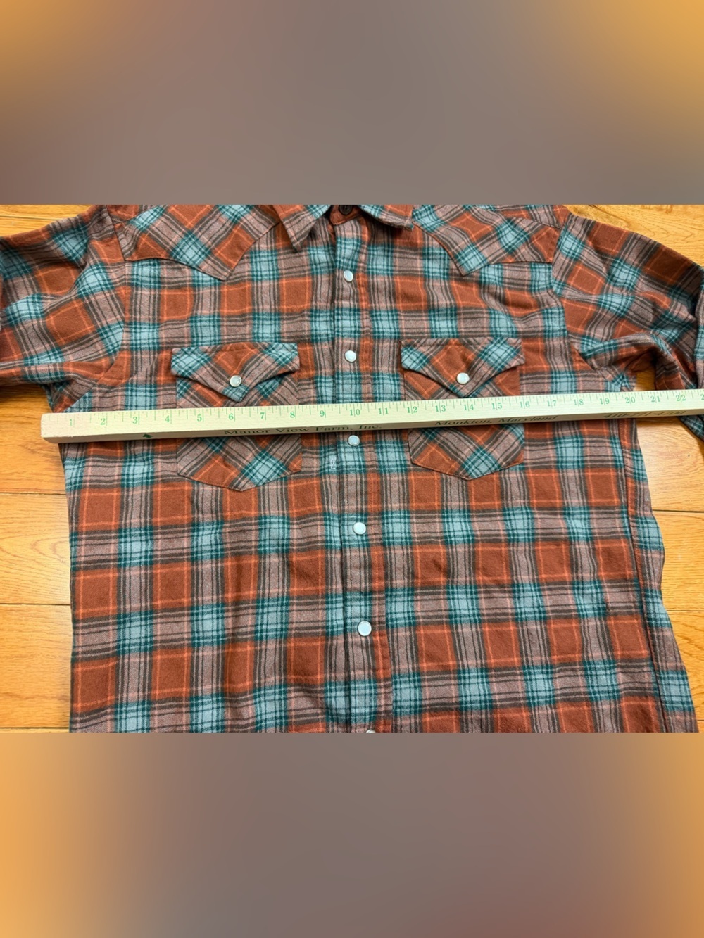 Pendleton 100% Virgin Wool Western Canyon Pearl Button Flannel Shirt - Picture 6 of 8